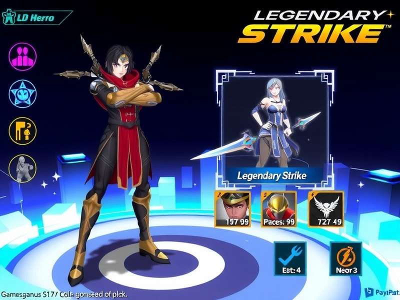 Legendary Strike Game Hero Character